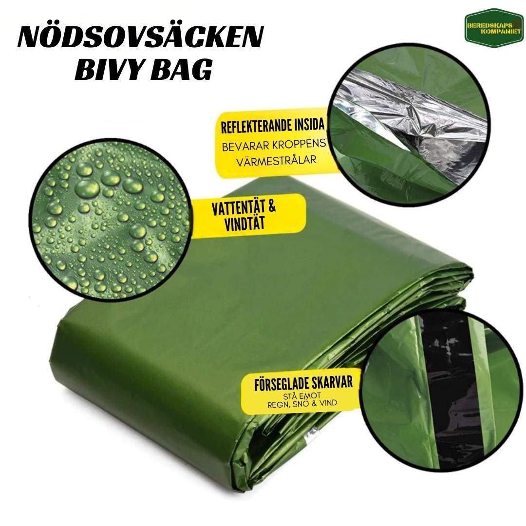 Bivy bag nödsovsäck mått och specifikation
