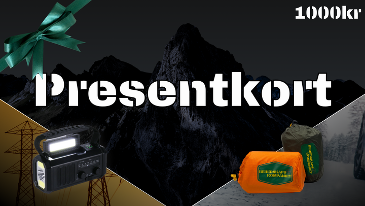 Presentkort 1000 kr från Beredskapskompaniet – Black Friday